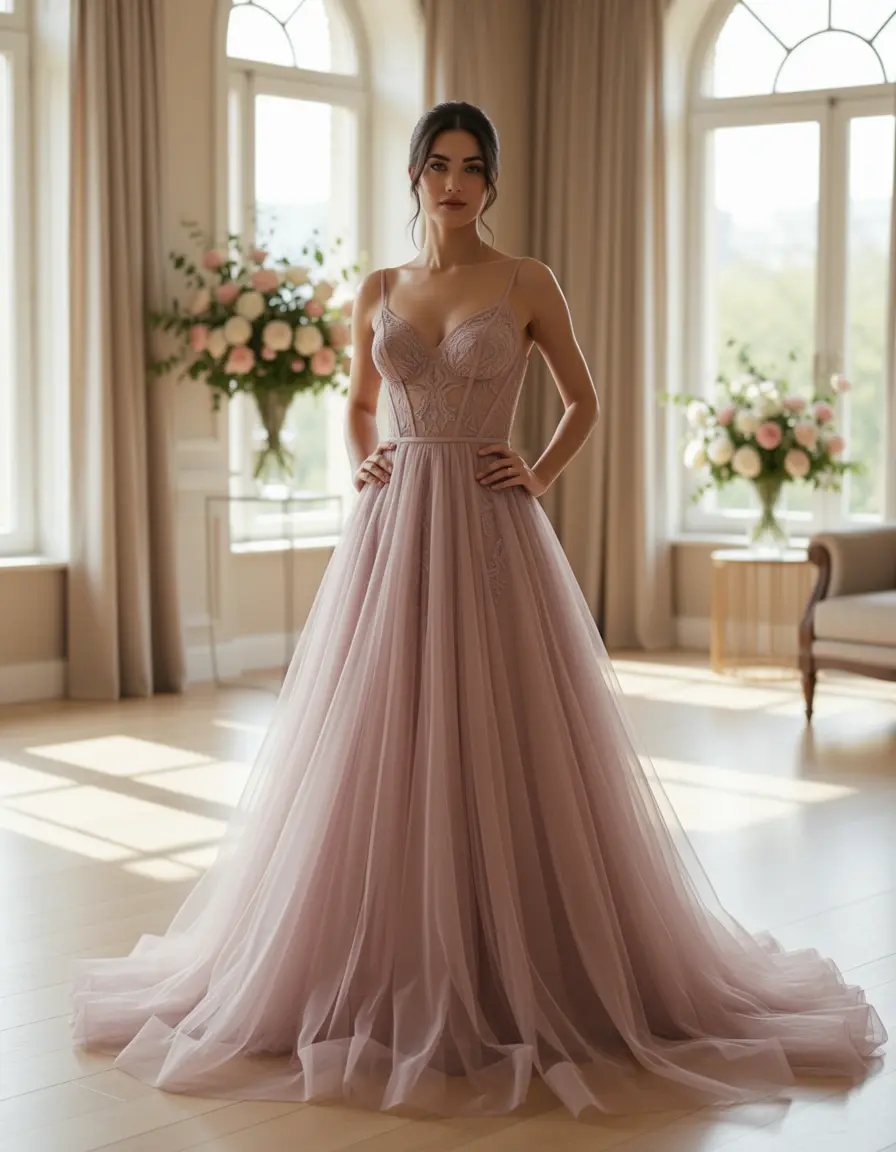 Organza Overlay vestiti eleganti cerimonia organza