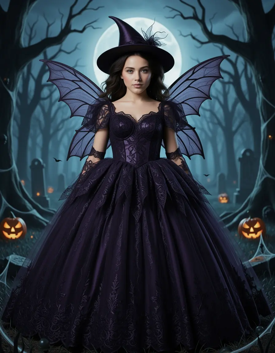 Abito Fata Oscura Halloween