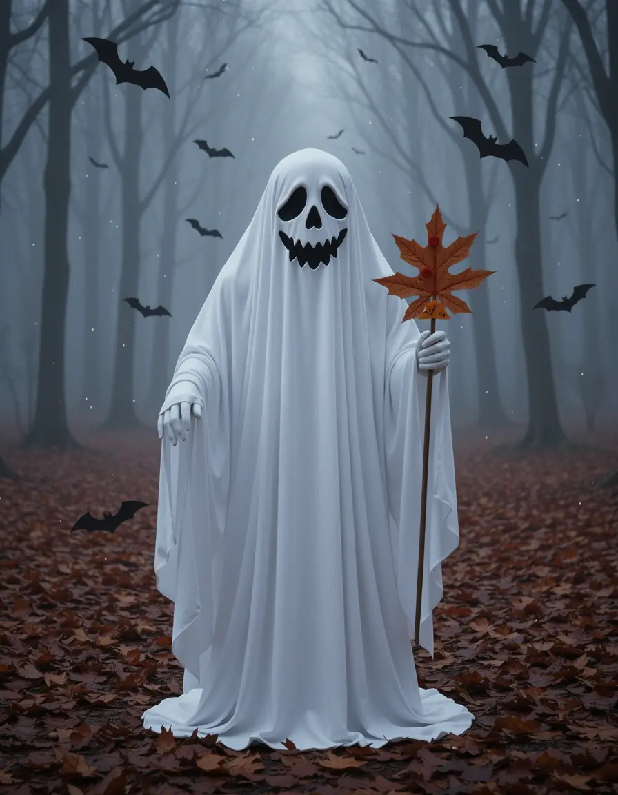 Costume Fantasma Elegante Bimba
