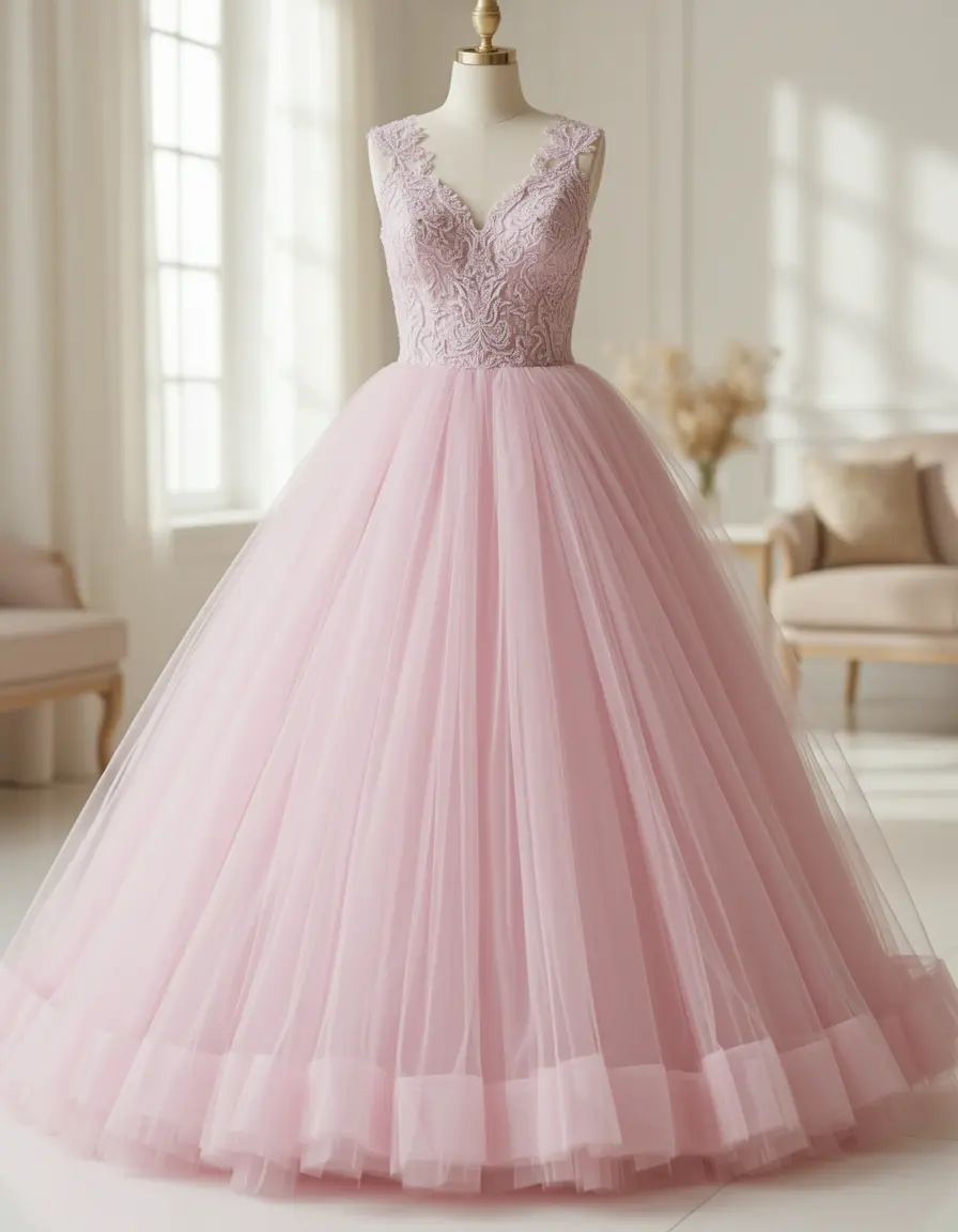 Tulle Ball Dress abito principesco