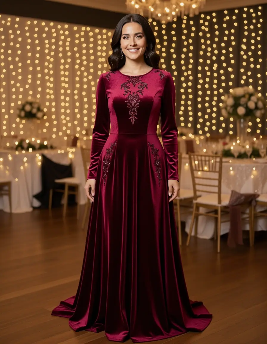Velvet Shift Dress abito velluto