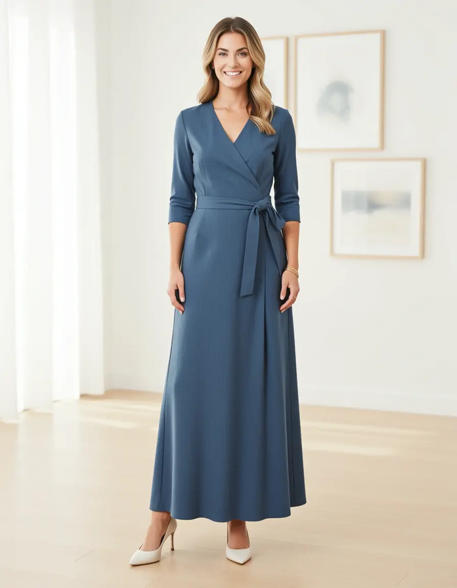Versatile wrap dress per laurea