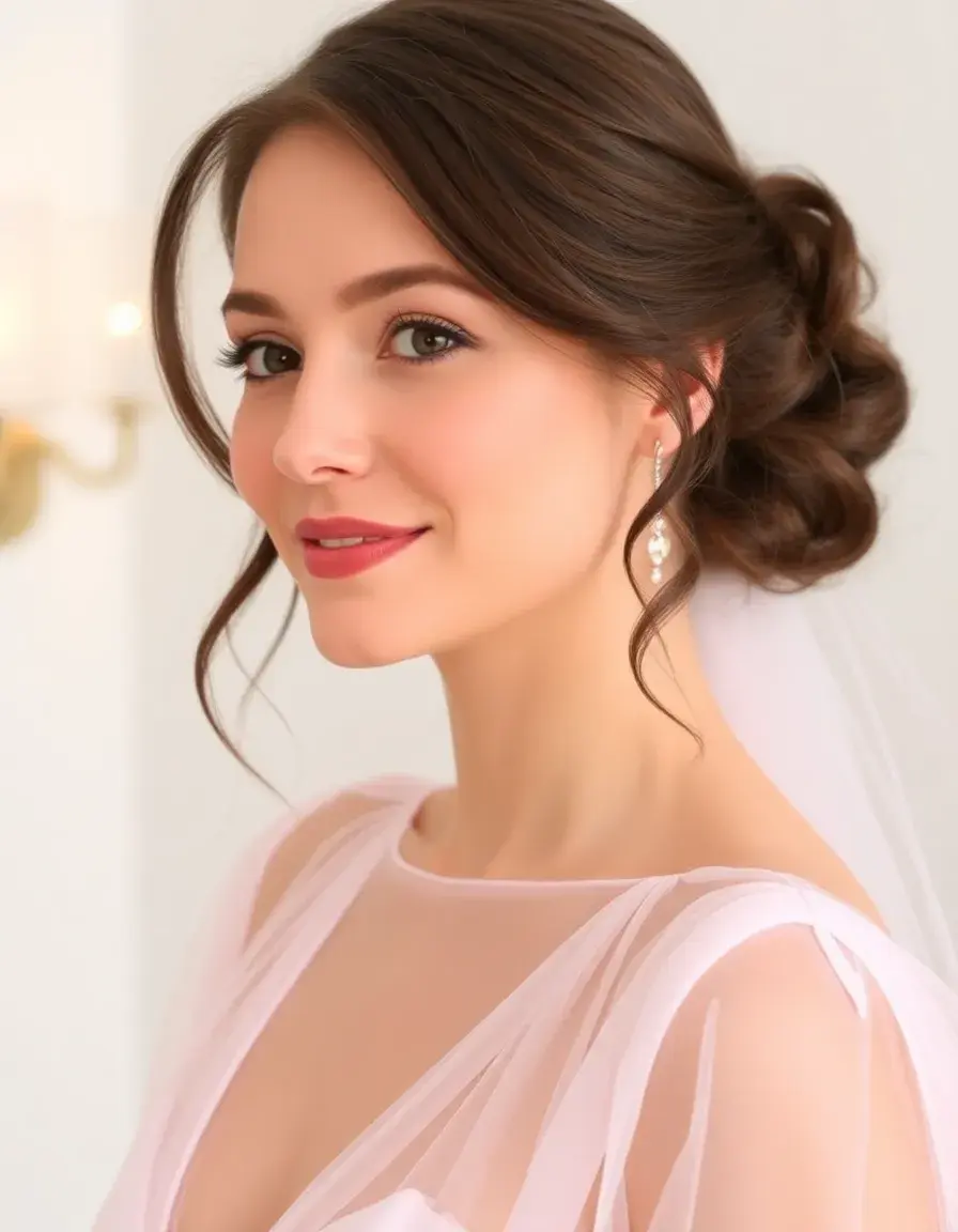 Sheer organza wedding guest