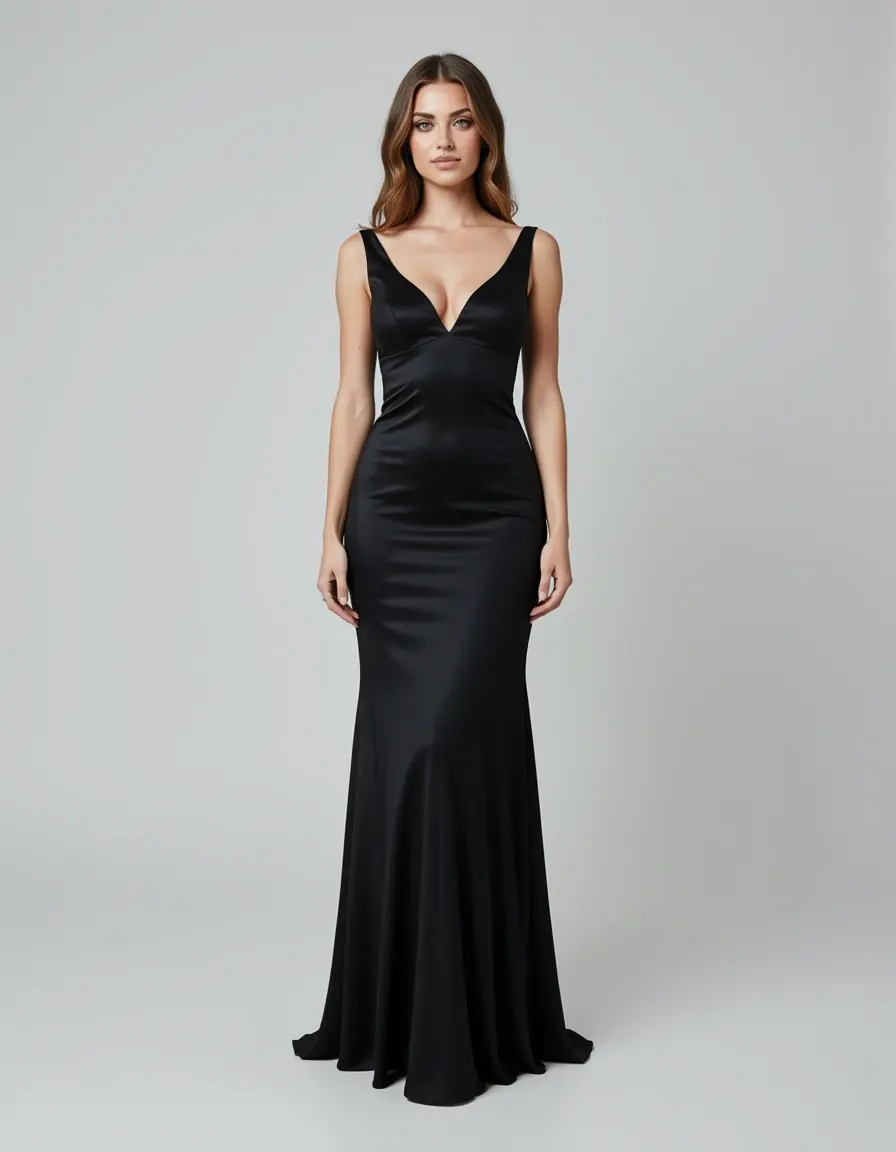 Backless Maxi Dress schiena scoperta