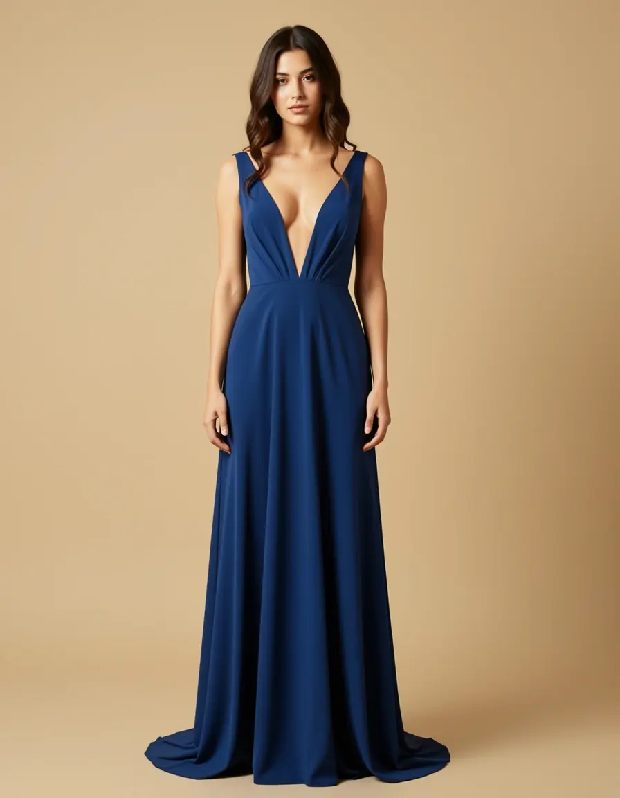 Plunging Neckline Dress scollatura profonda