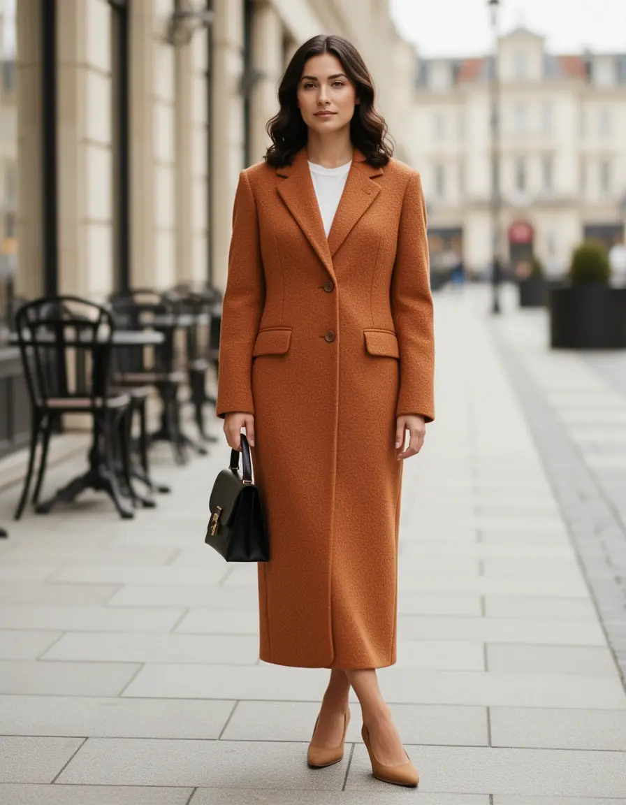 Warm wool blazer dress invernale