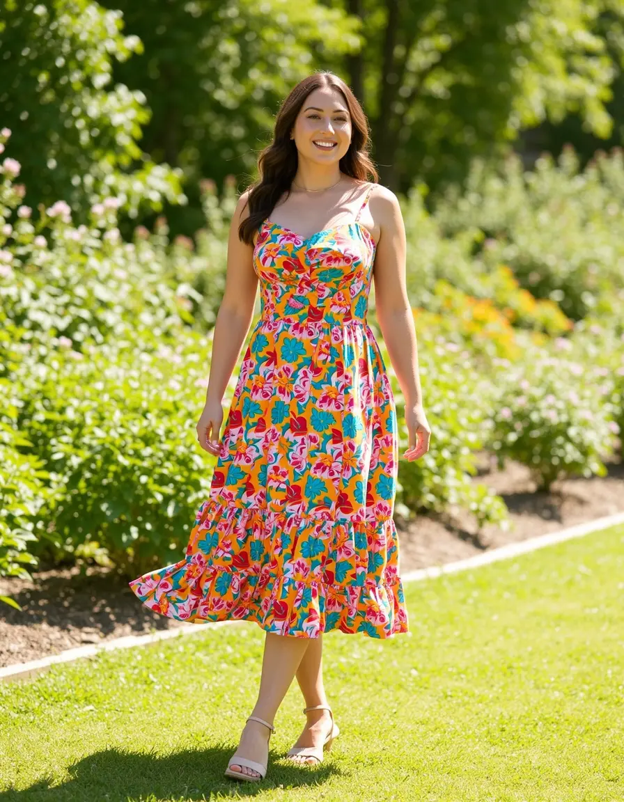 Vestito donna estivo Floral Sundress