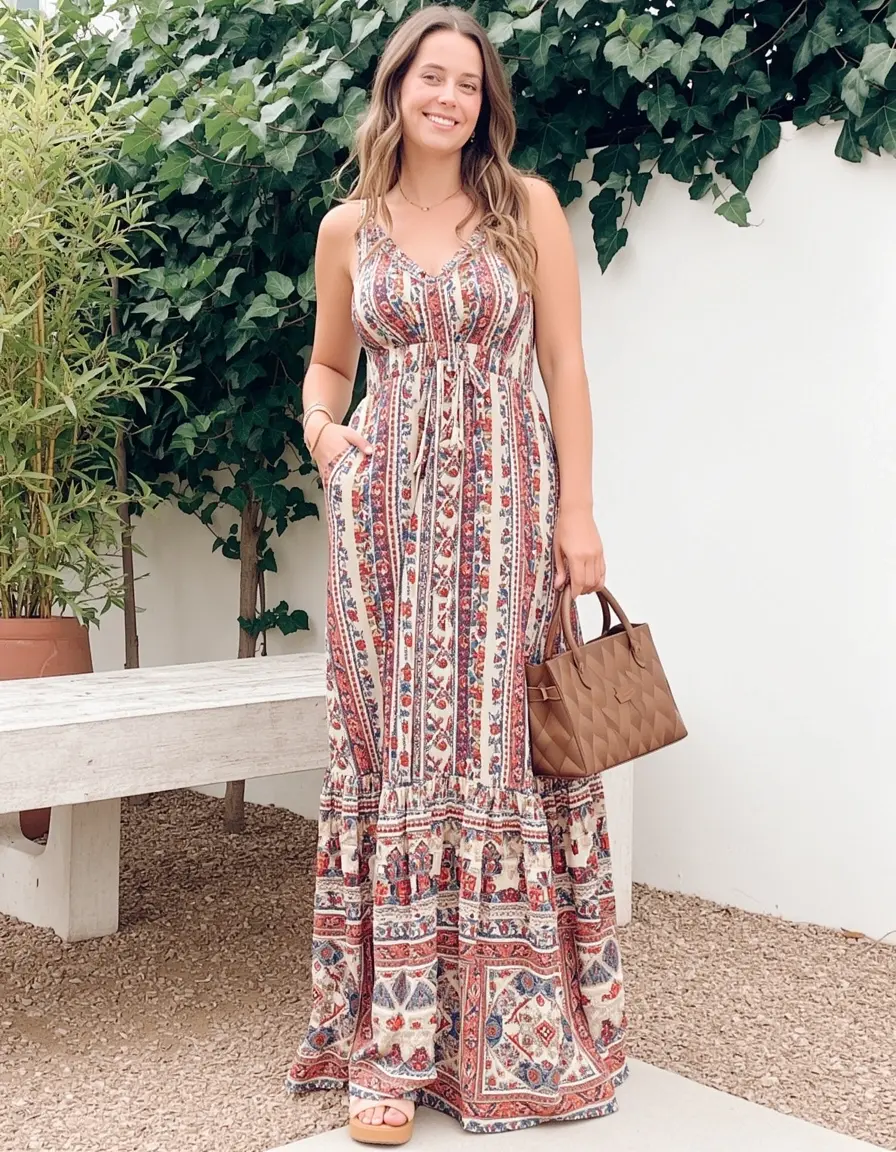 Vestito donna estivo Bohemian Maxi Summer