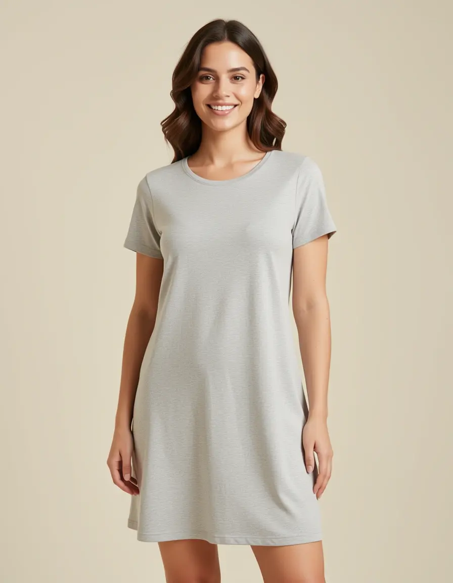 Cotton Shift Casual - Vestito in cotone morbido