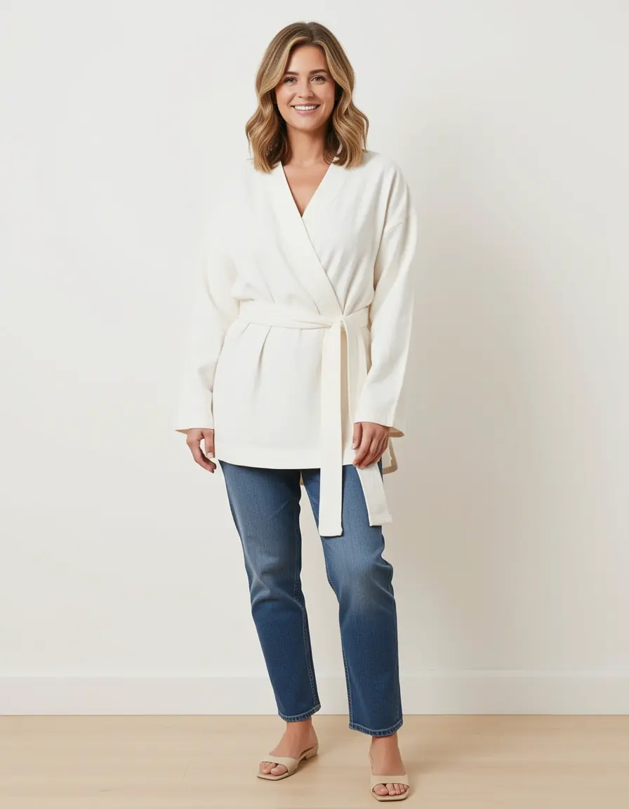 Abito Wrap Casual Donna Versatile