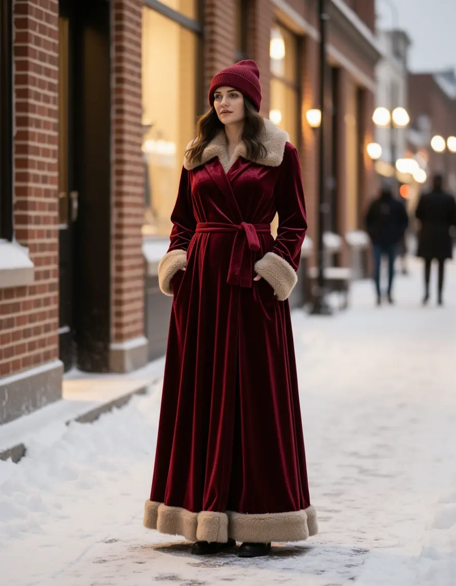 Velvet Winter Gown