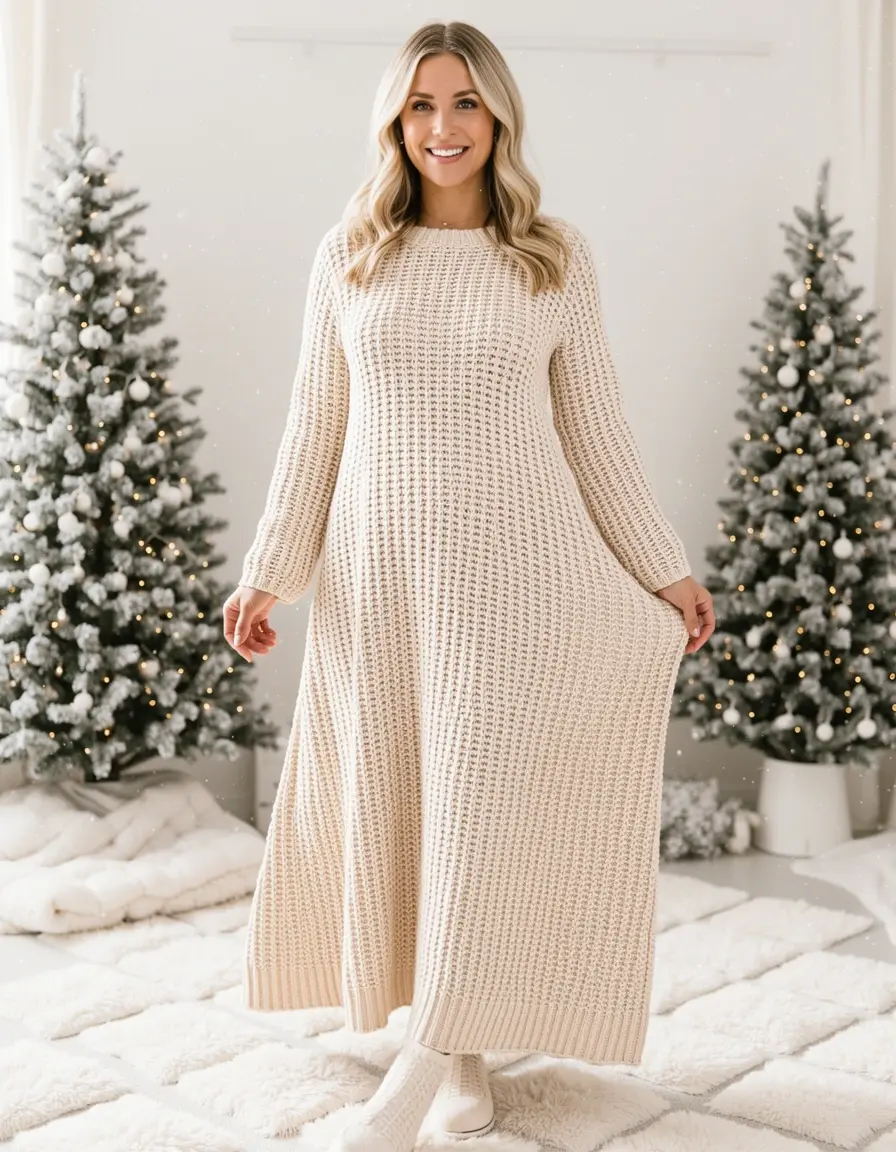 Knit Winter Dress