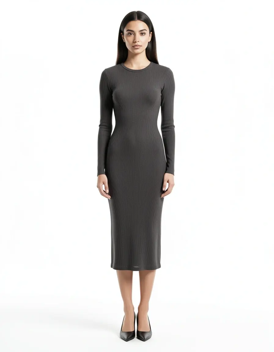 Midi Pencil Dress - Abito longuette a tubino elegante