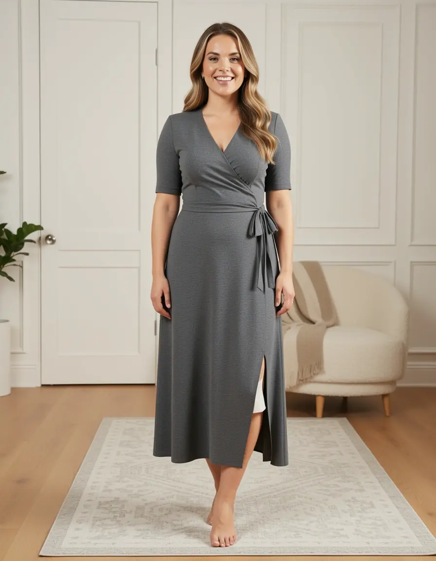 Wrap Midi Longuette - Abito a portafoglio midi