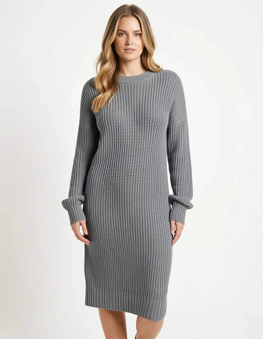Vestito maglione stile sweater