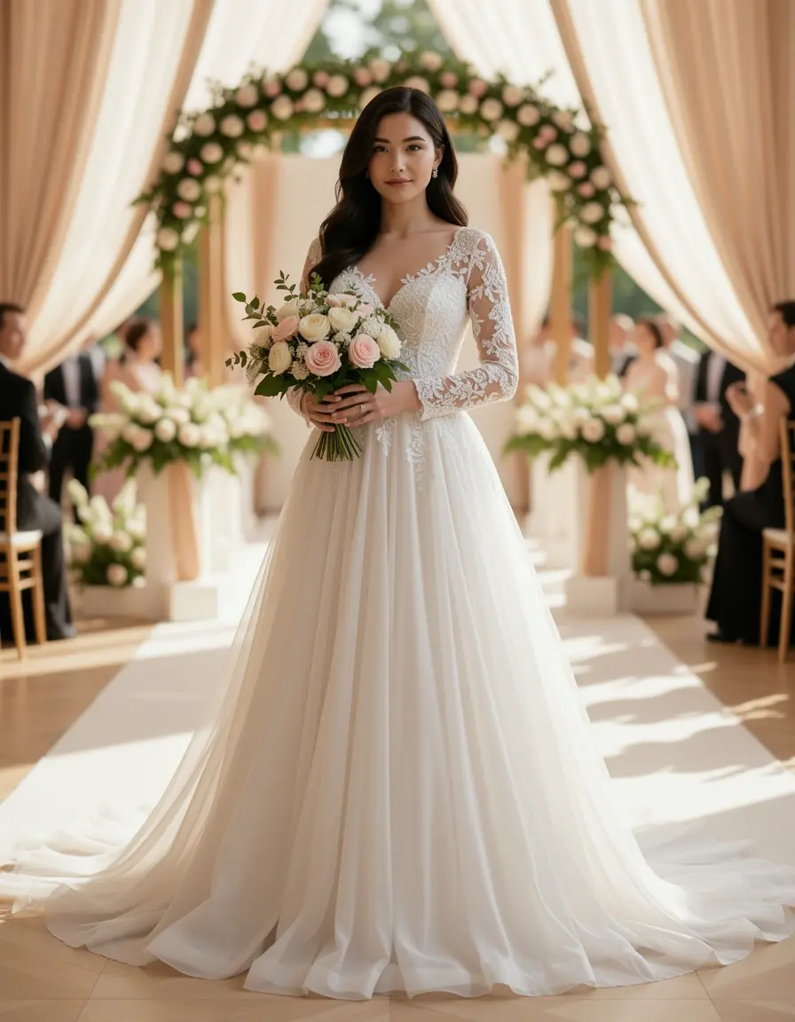 Chiffon Ceremony Maxi - Abito lungo in chiffon