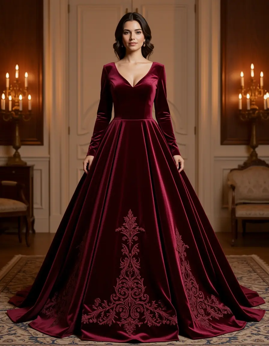 Velvet Ceremony Short - Vestito corto in velluto
