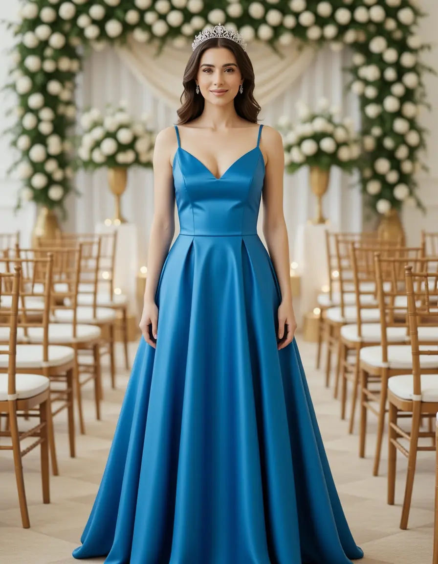 Satin Ceremony Slip - Abito sottoveste in raso