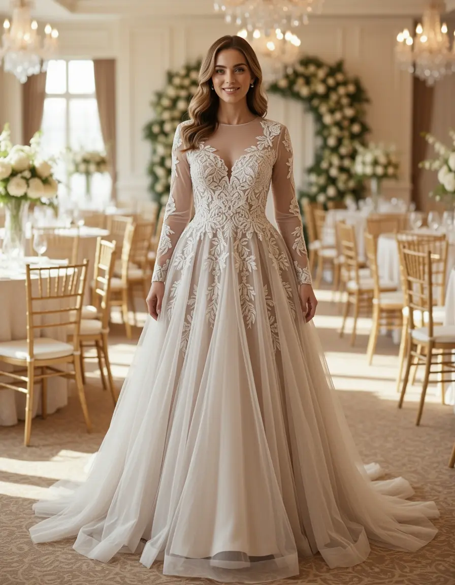 Organza Ceremony Overlay - Vestito in organza