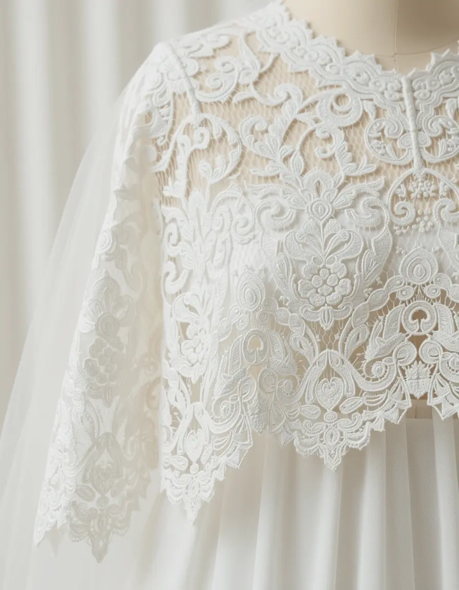 Outfit formale in pizzo