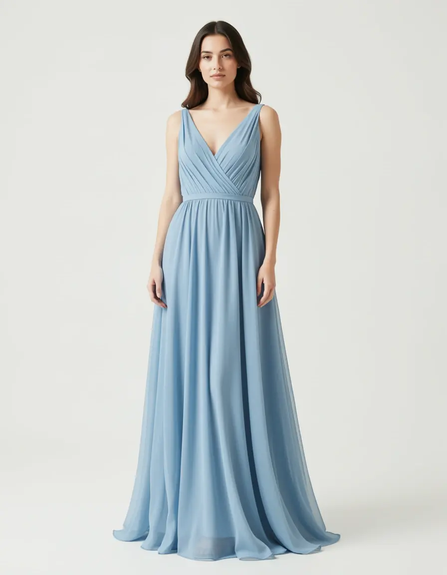 Abito in chiffon per cerimonia