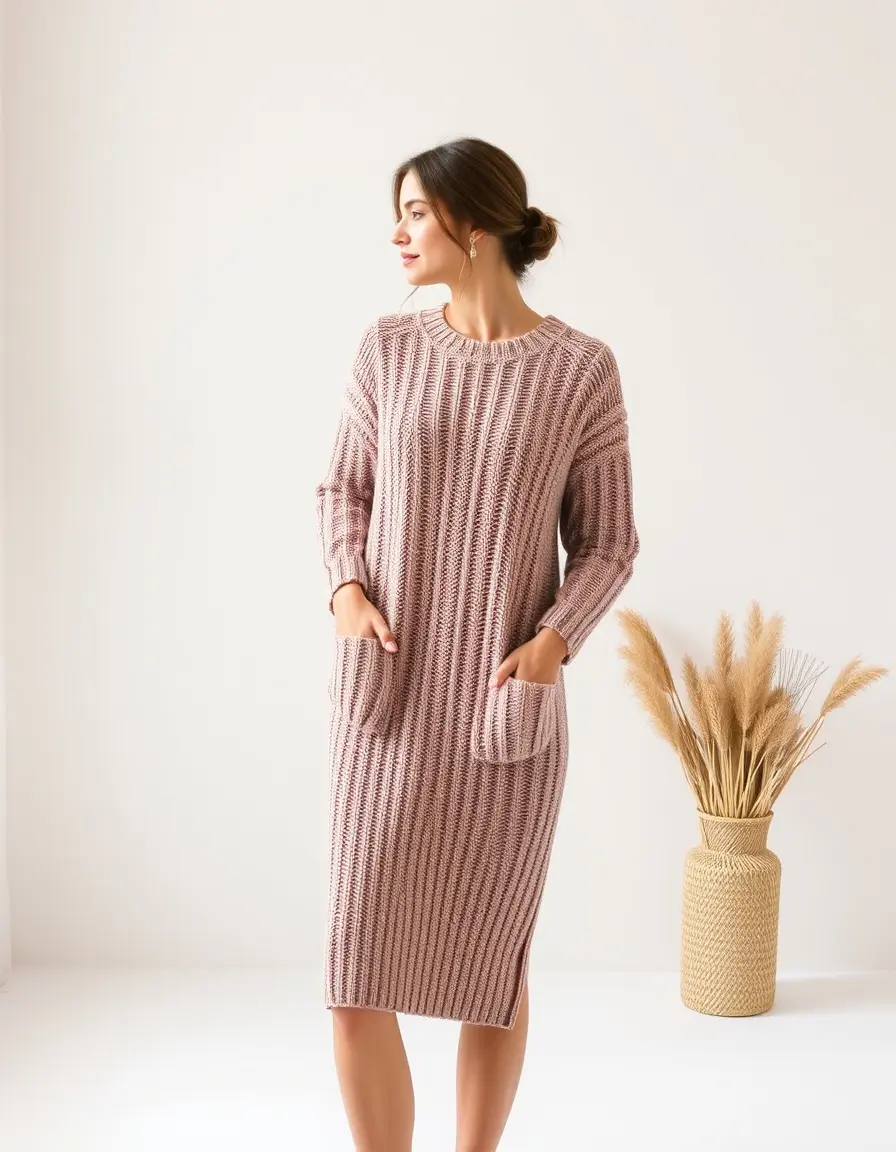 Completo tuta donna in maglia elegante