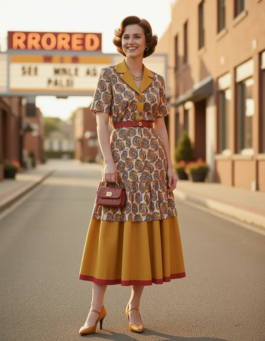 Vintage Retro Outfit - Look retrò donna
