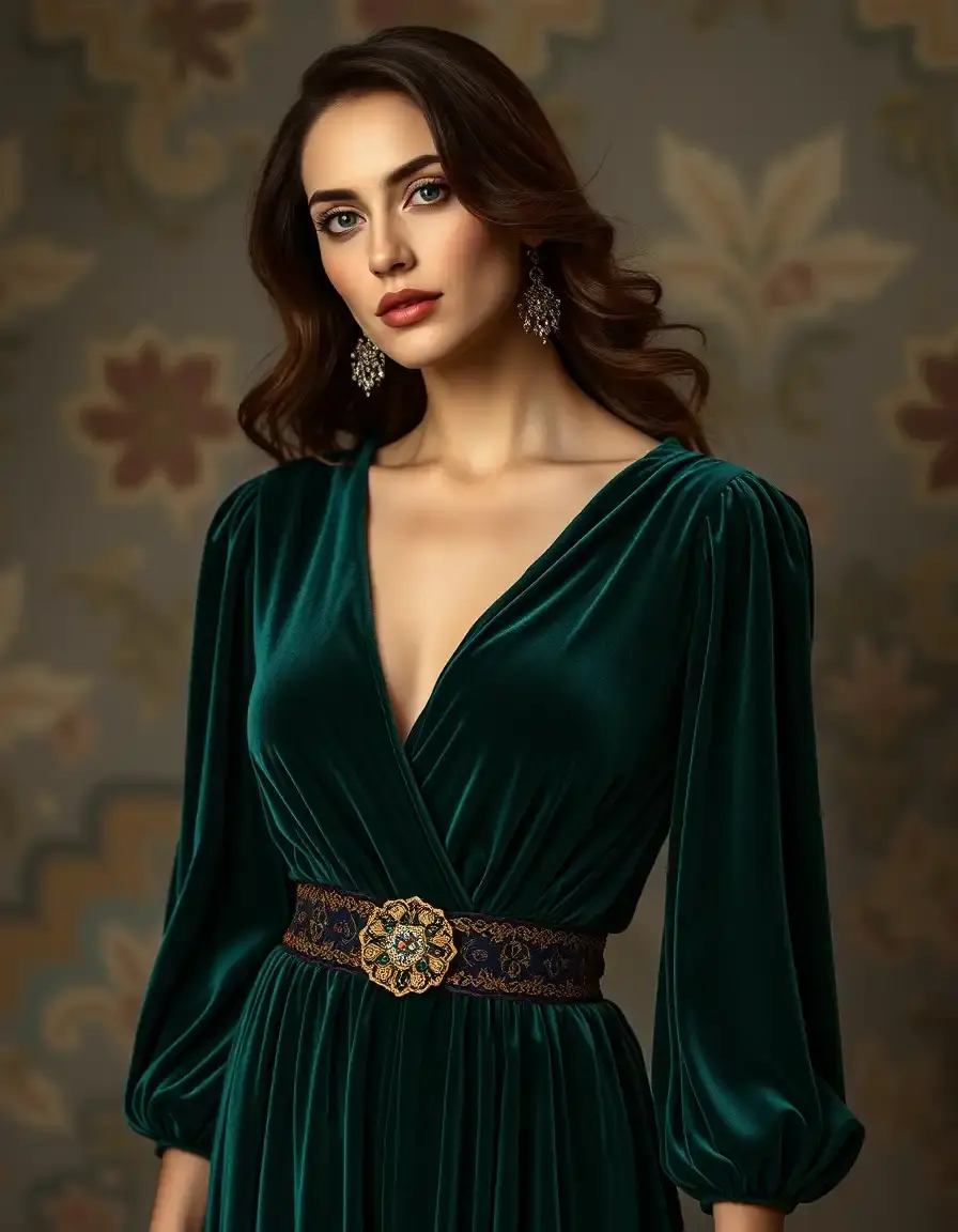 Velvet Mini Dress Firenze