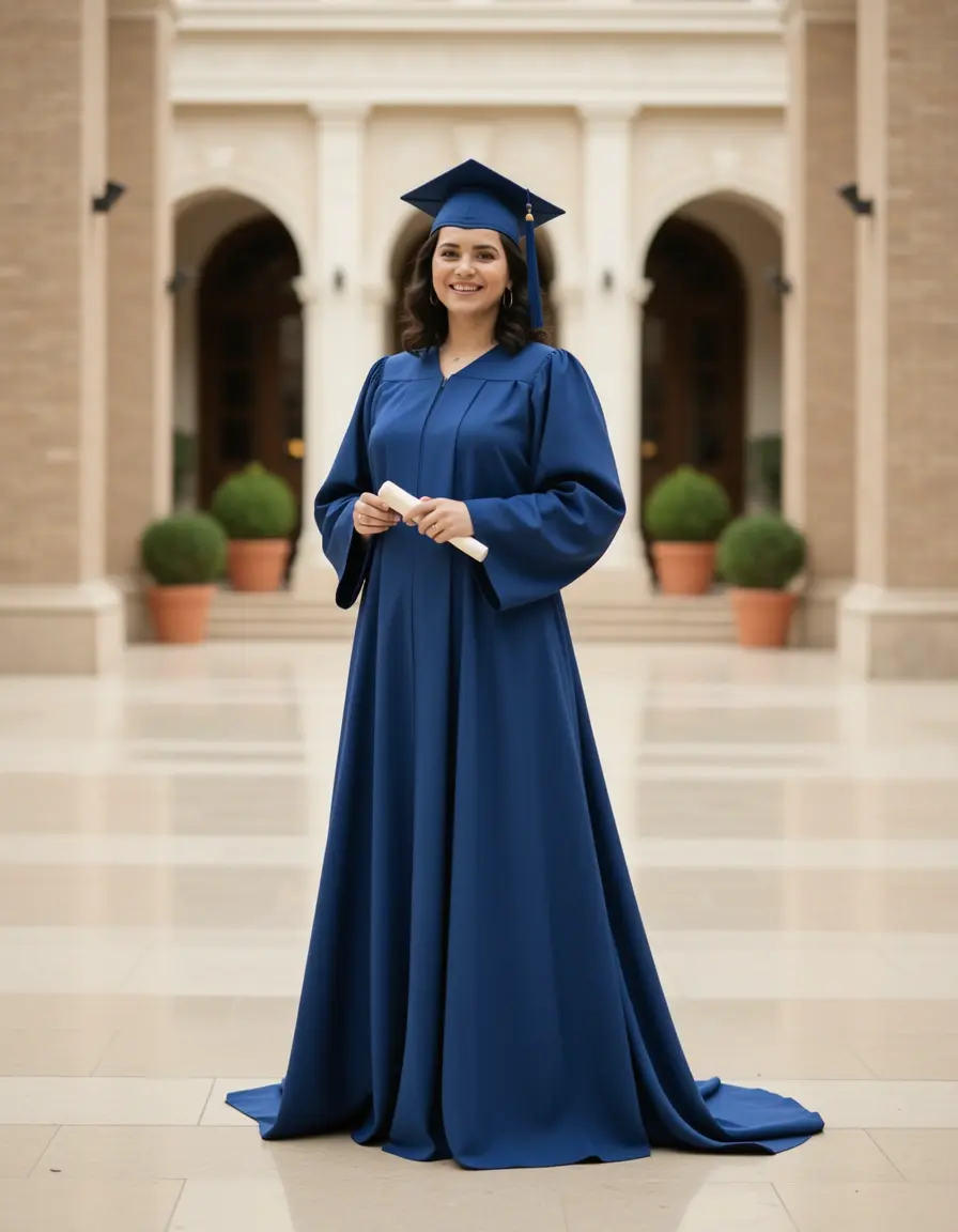 A-line gown per laurea Laurea A-Line Gown