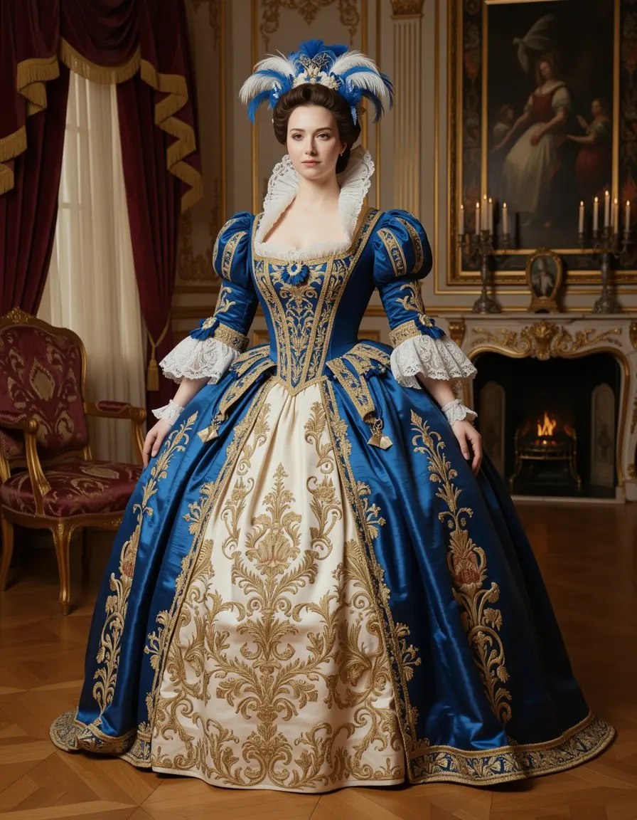 Baroque Venetian Gown - Abito Barocco Carnevale