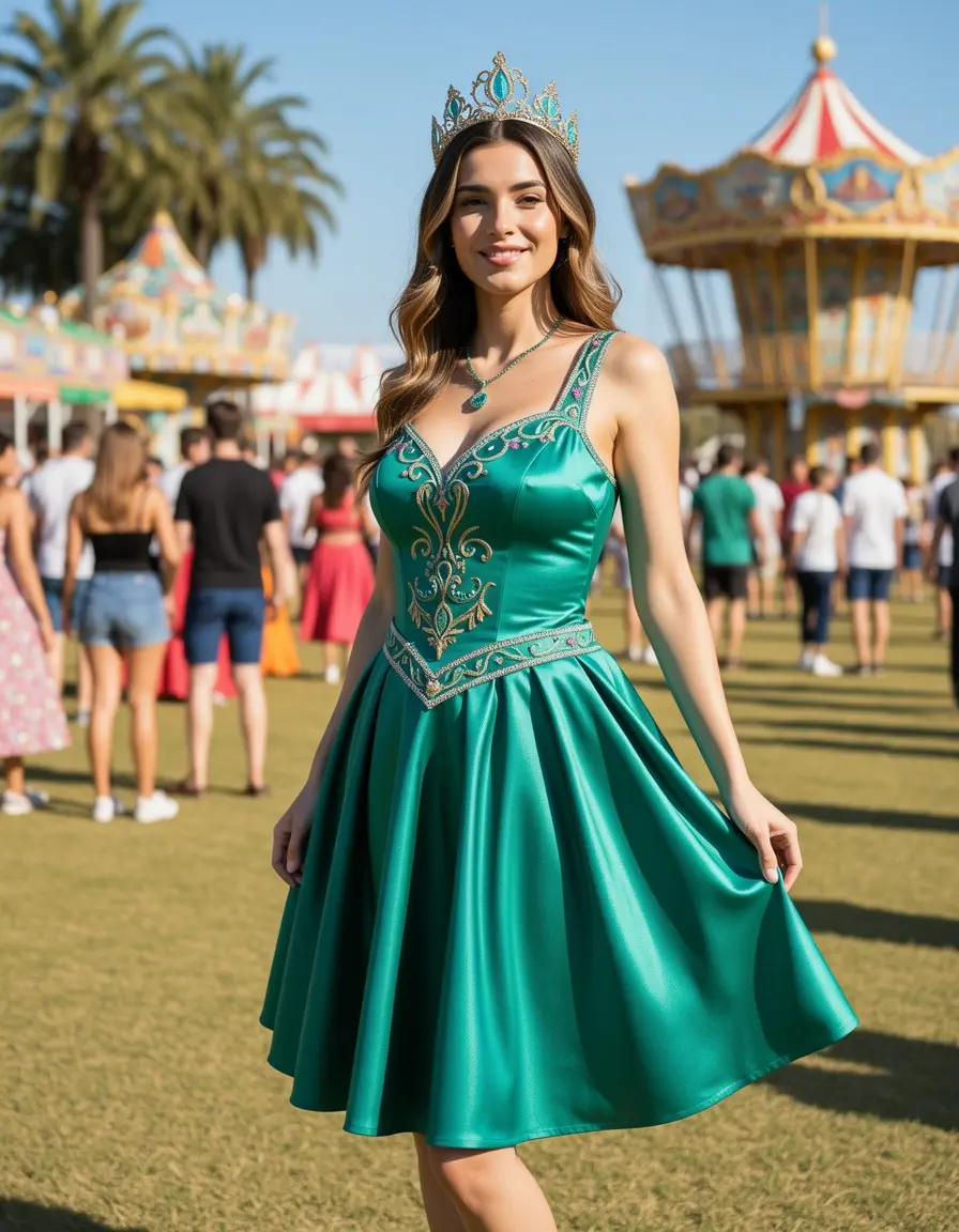 Silk Venetian Slip - Abito in seta Carnevale