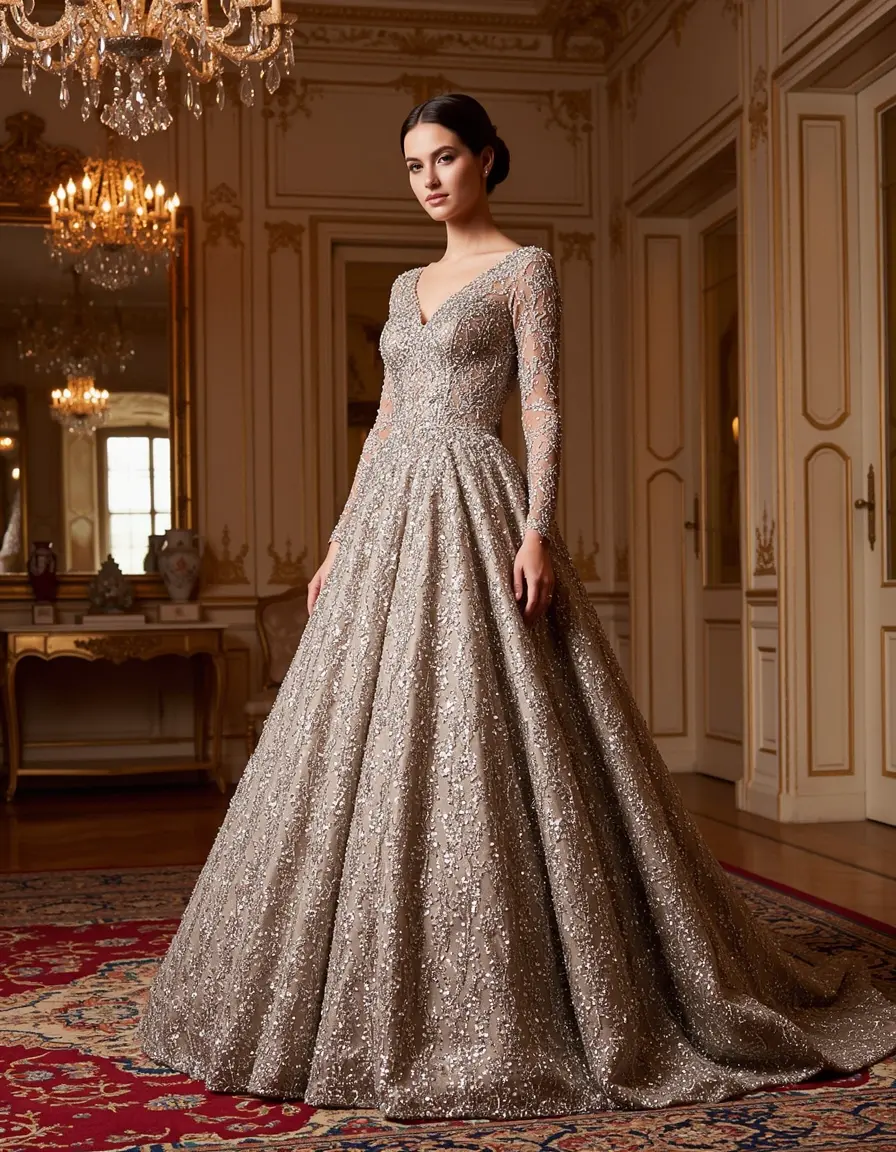 Beaded Venetian Ball - Abito con perline Carnevale