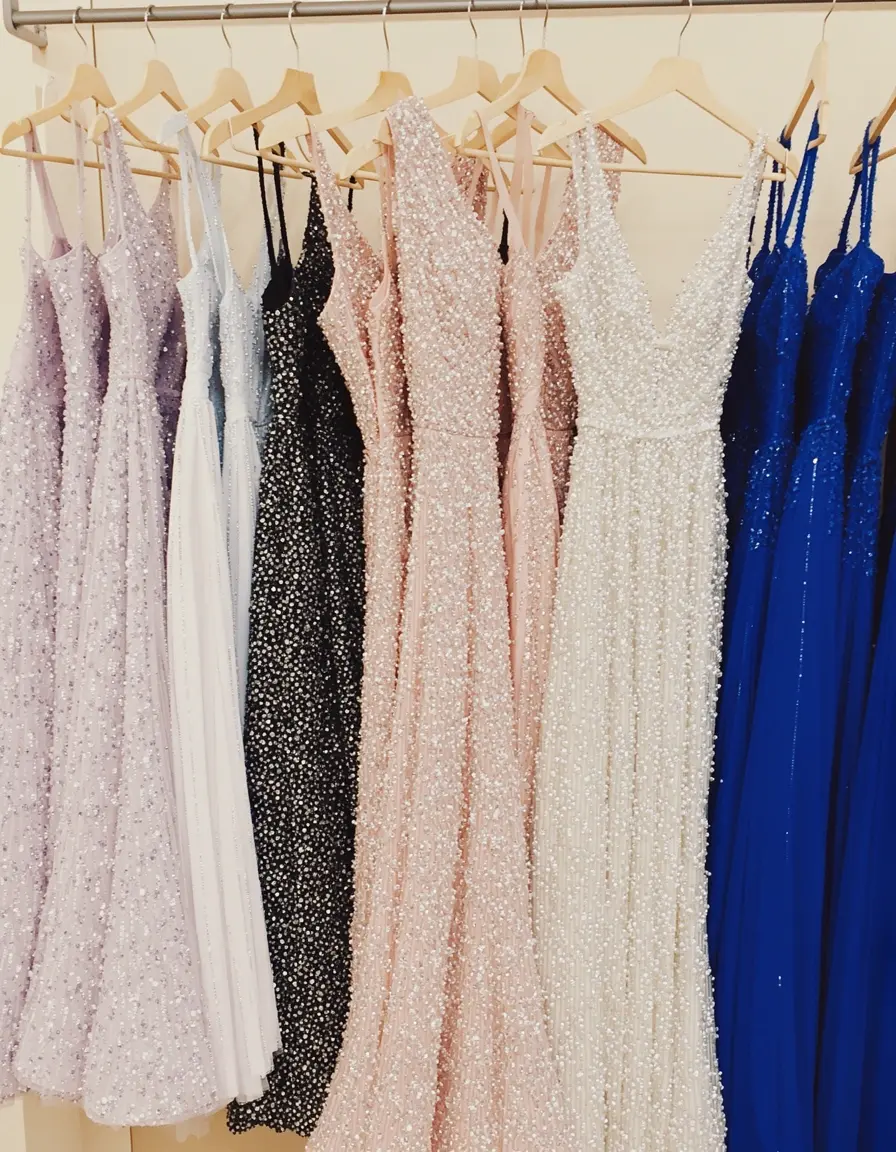 Beaded Vestidos Cocktail - Abito da cocktail con perline