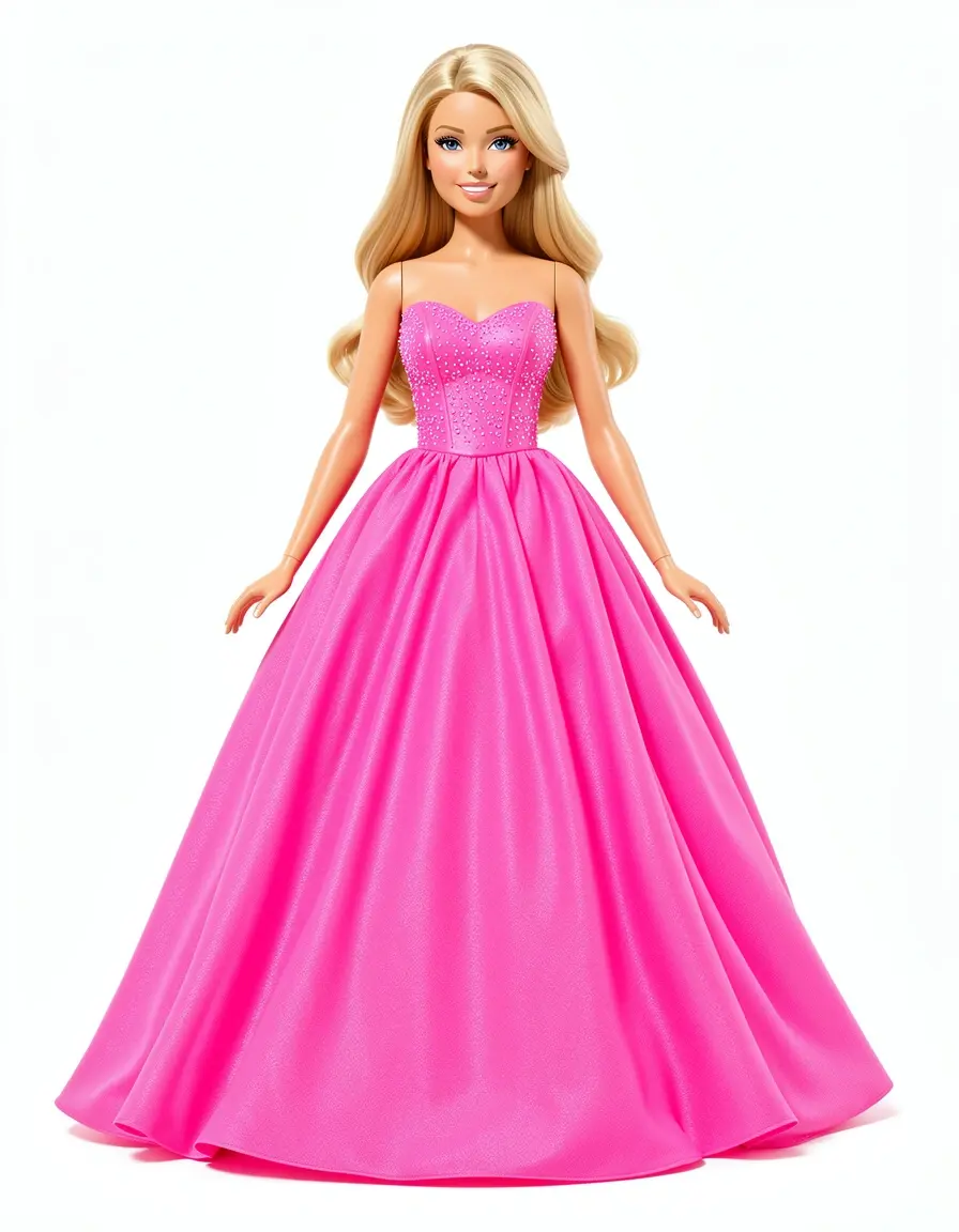 Vestito rosa iconico Barbie