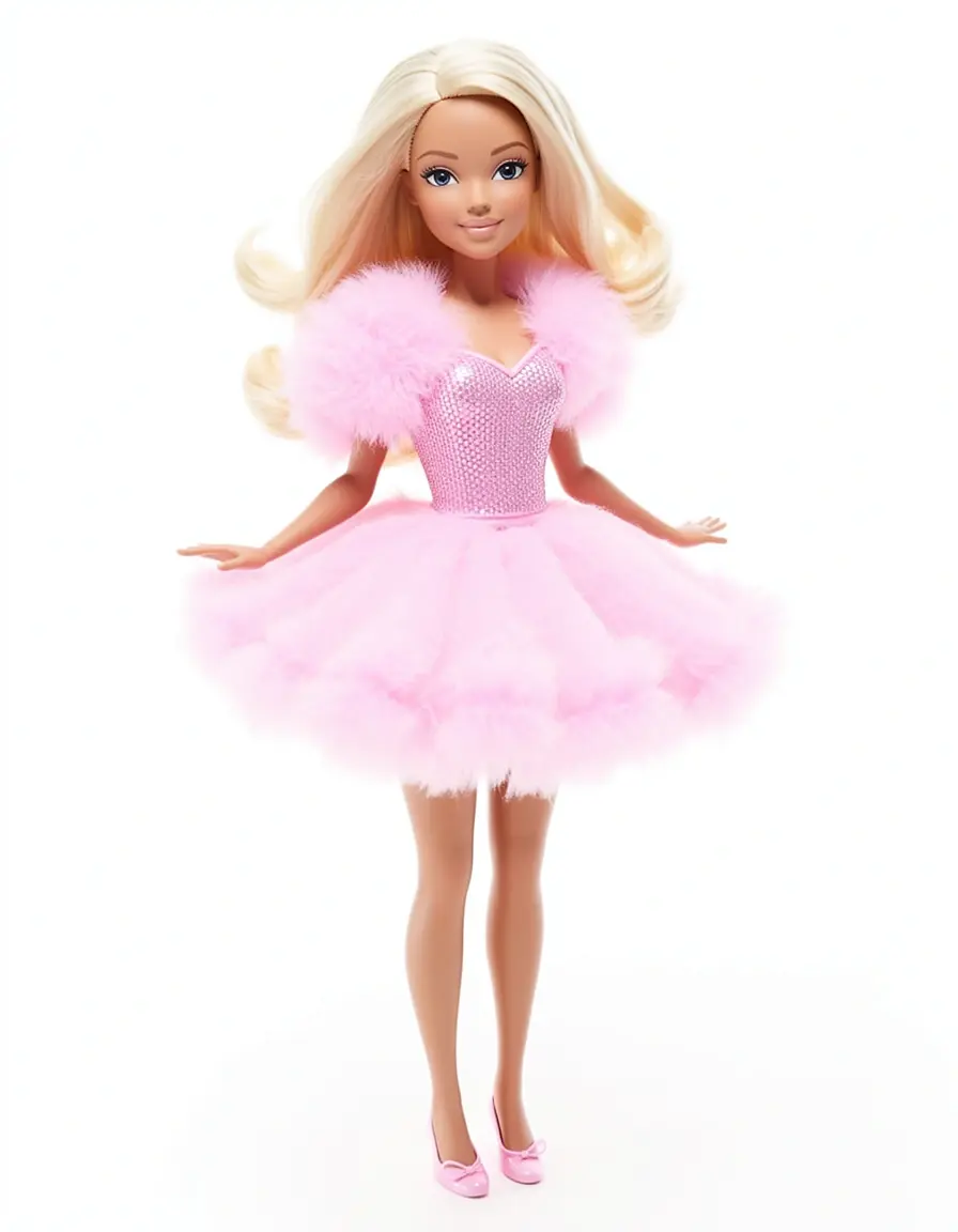 Gonna tutù Barbie in tulle rosa