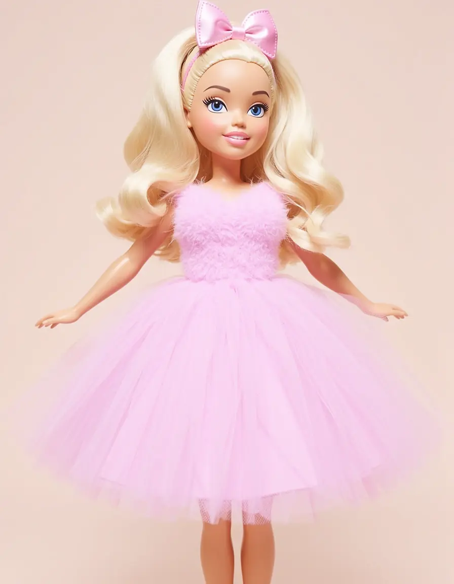 Abito da ballo Barbie in tulle maestoso