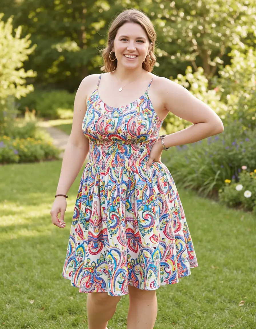 Weekend Fun Dress con stampe colorate