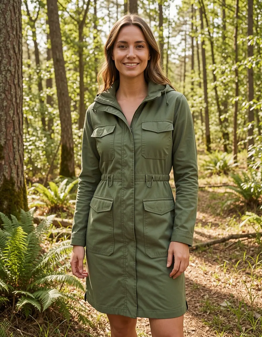 Outdoor Adventure Dress verde resistente