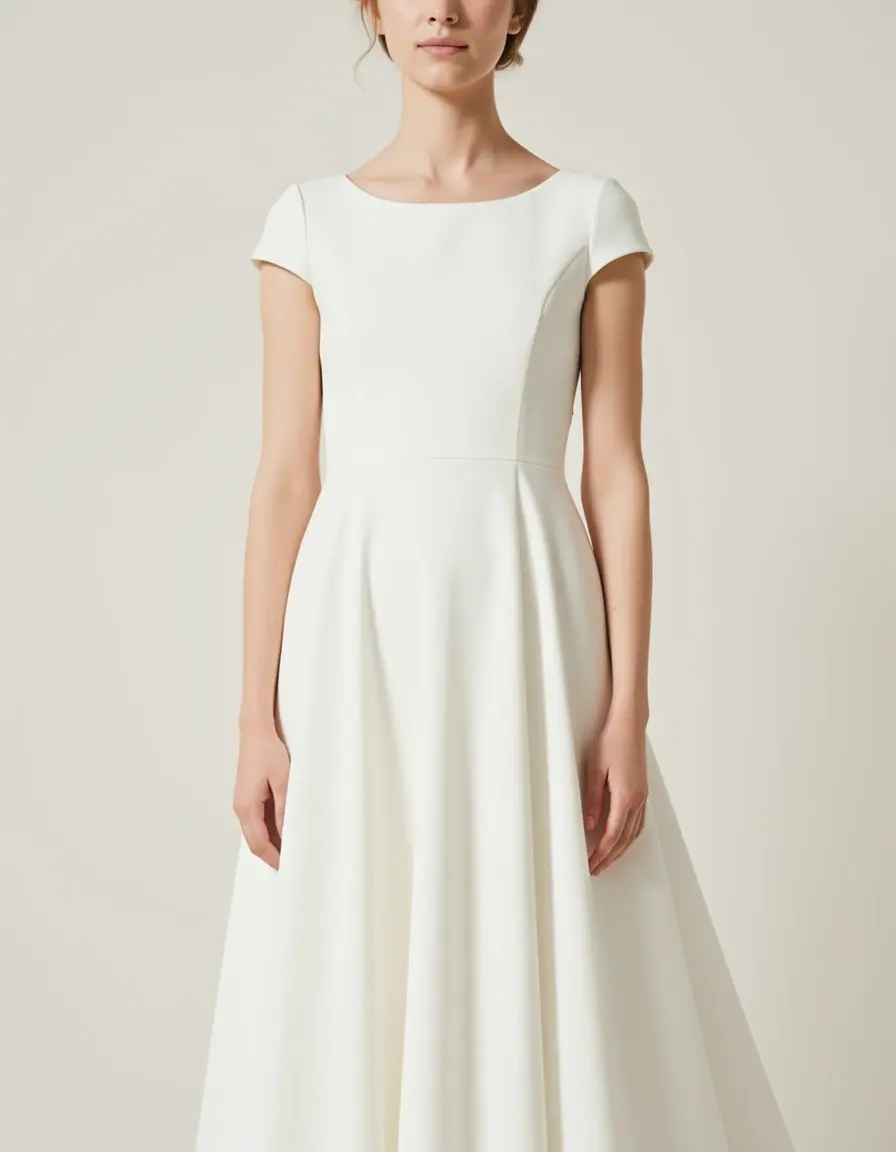 Cap Sleeve Short Dress
