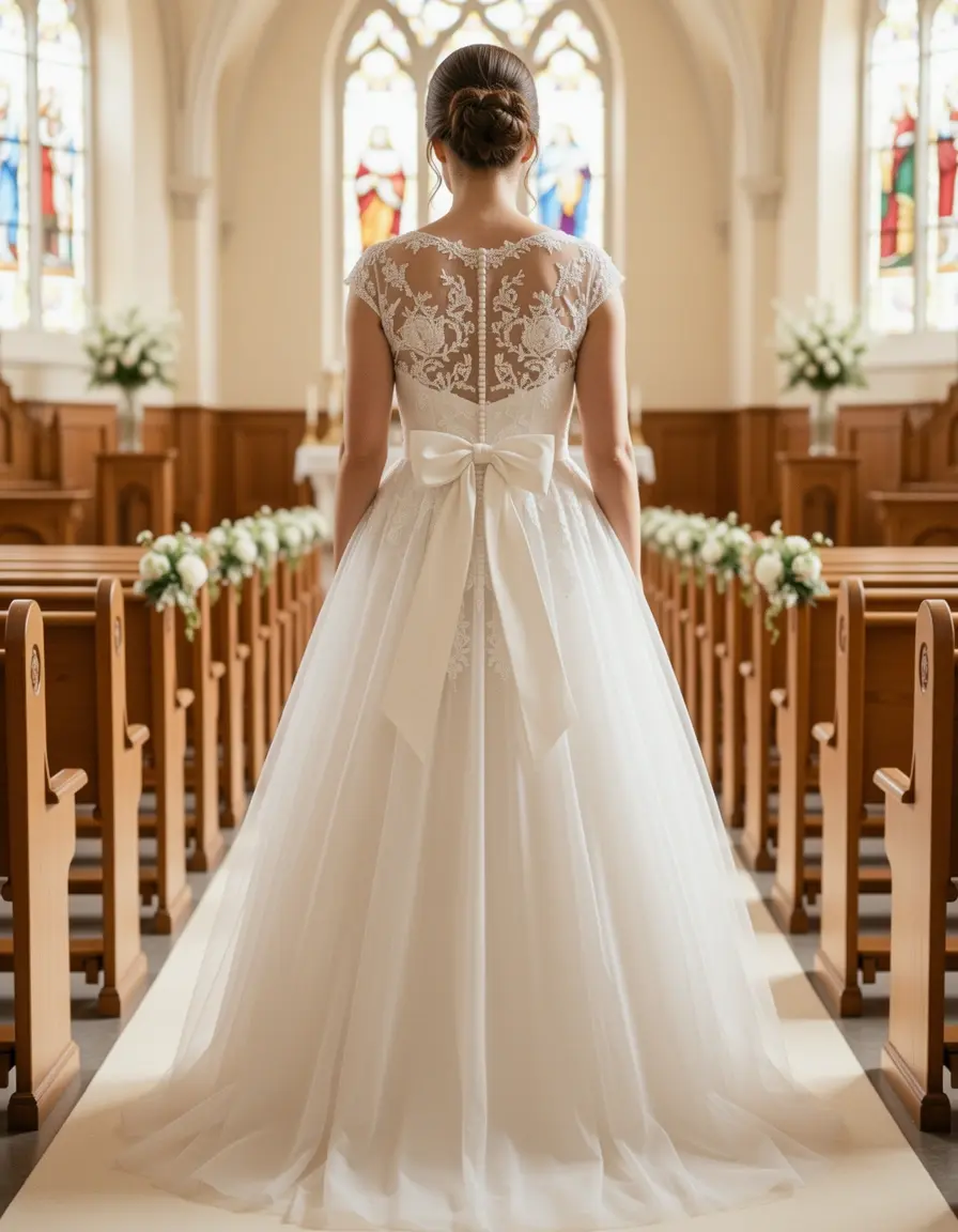 Organza Bow Dress