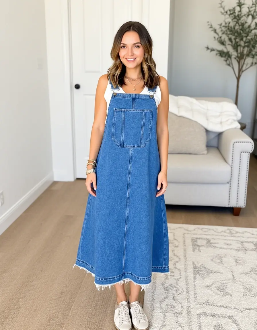 Vestito bambina jeans scamiciato