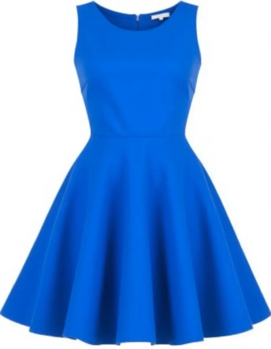 Drop Waist Flapper Dress blu notte