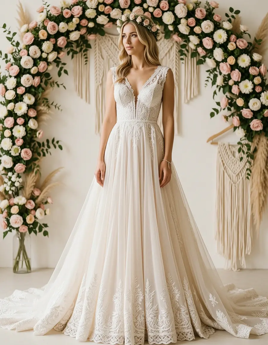 Boho Lace Invitata - Vestito Matrimonio Invitata