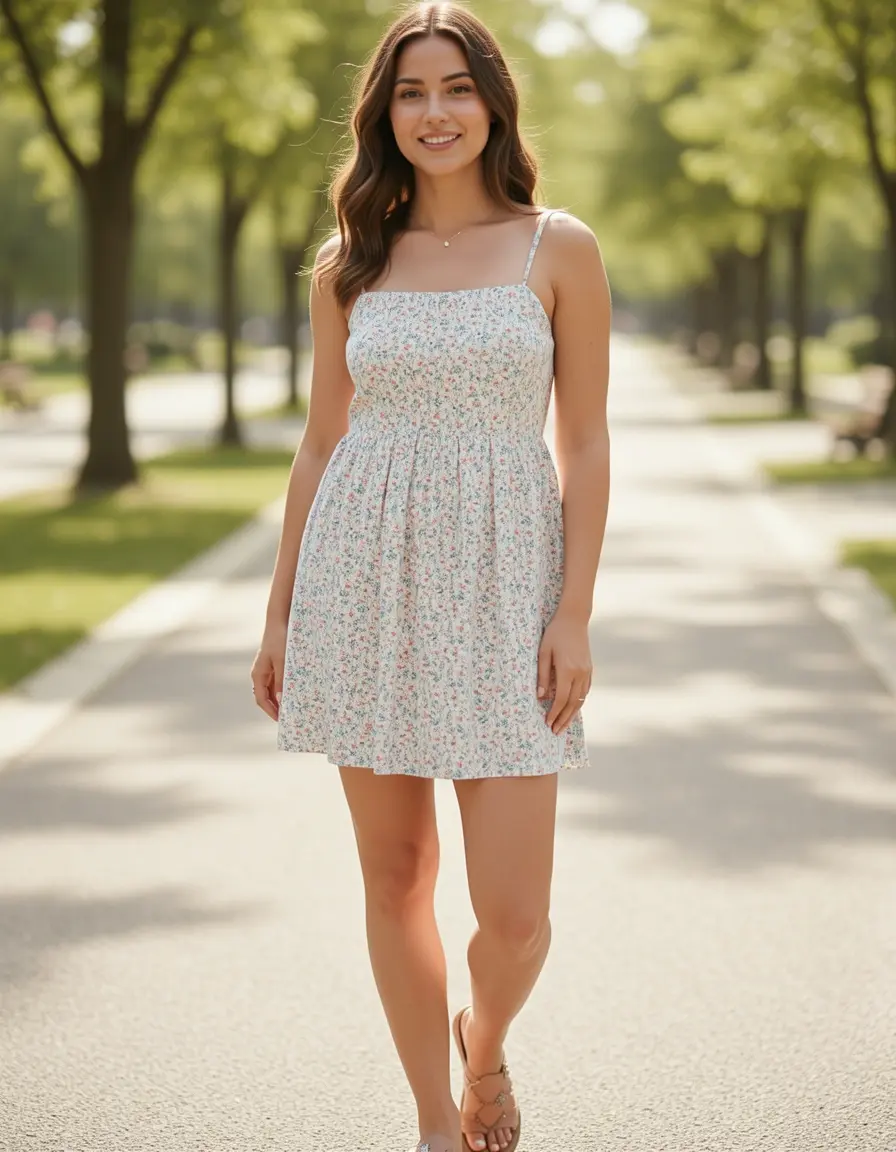 Cotton Mini Summer - Abito corto in cotone casual