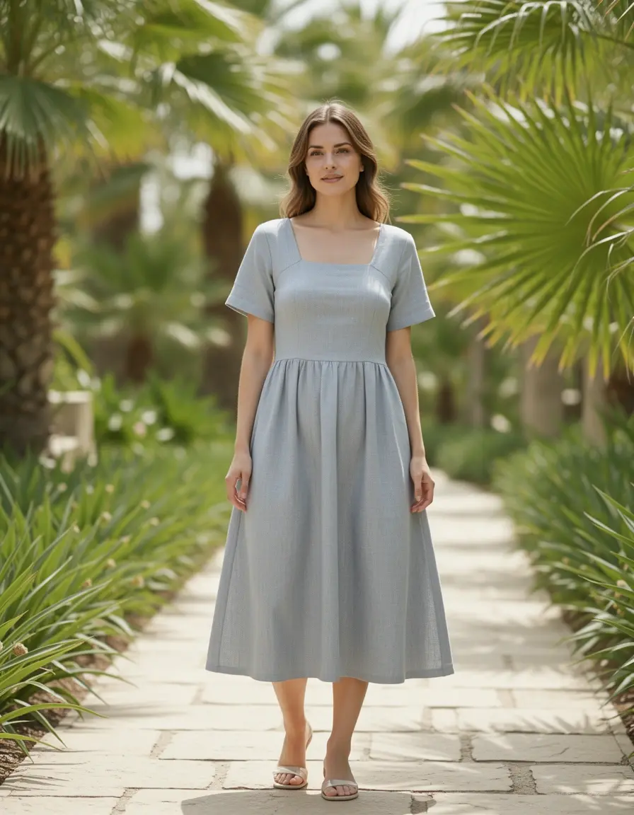 Linen Shift Estivi - Abito in lino traspirante