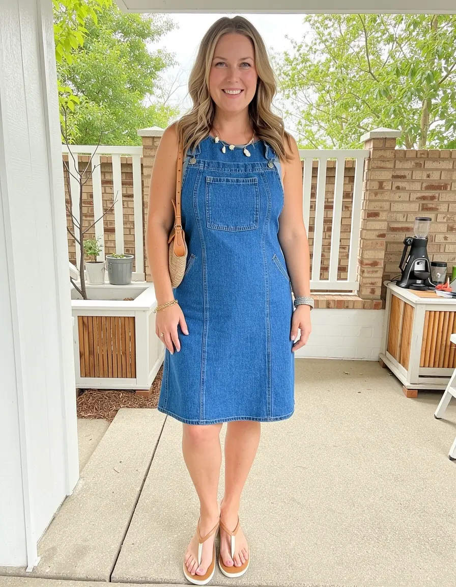 Denim Summer Dress - Abito in denim leggero estivo