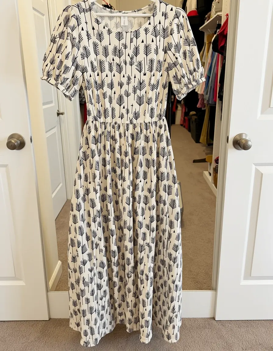 Arrow Pattern Amazon Dress