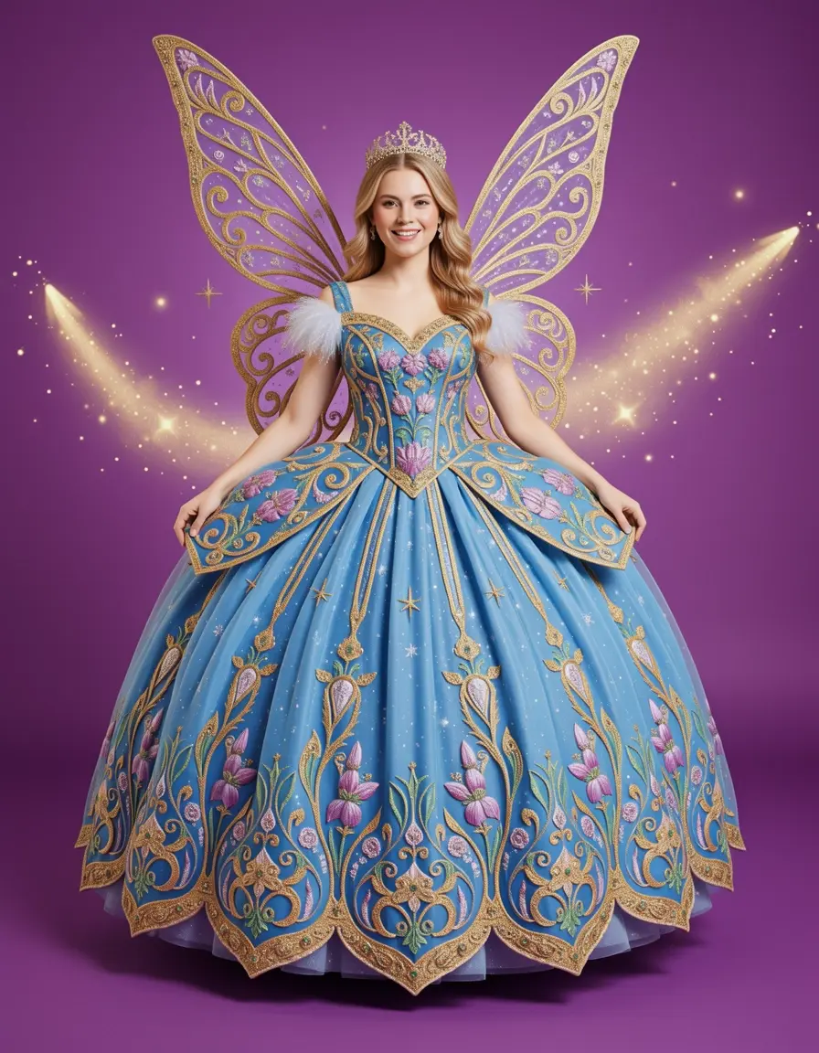 Vestito da Fata Magica Carnevale