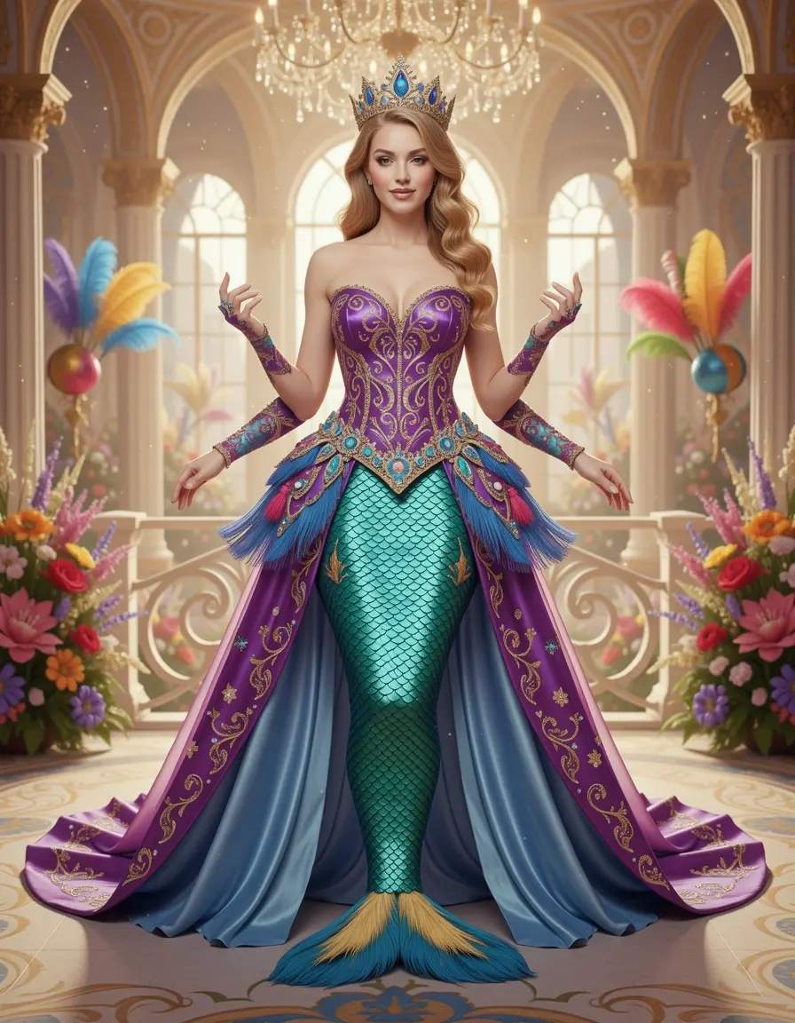 Costume da Sirena per Donna