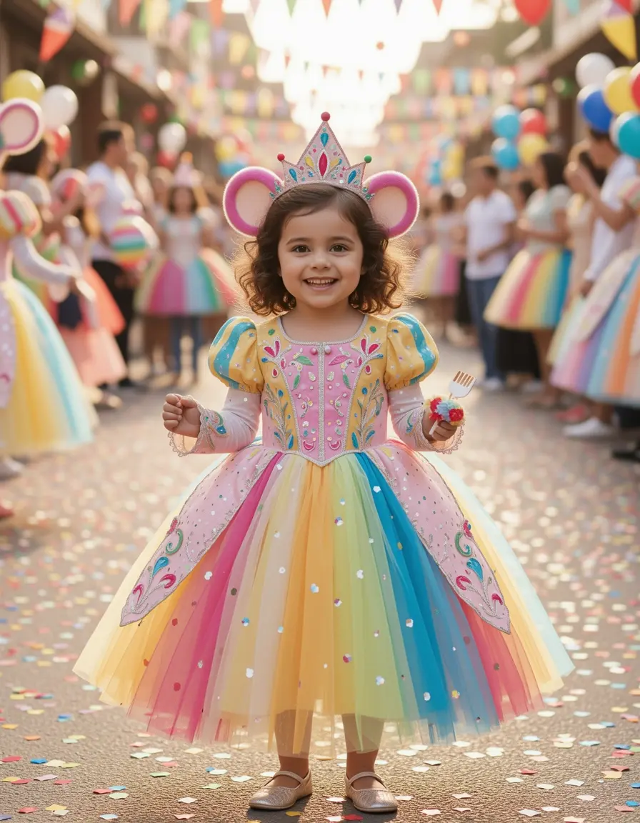 Animal Cute Bimba Outfit - Costume animale dolce